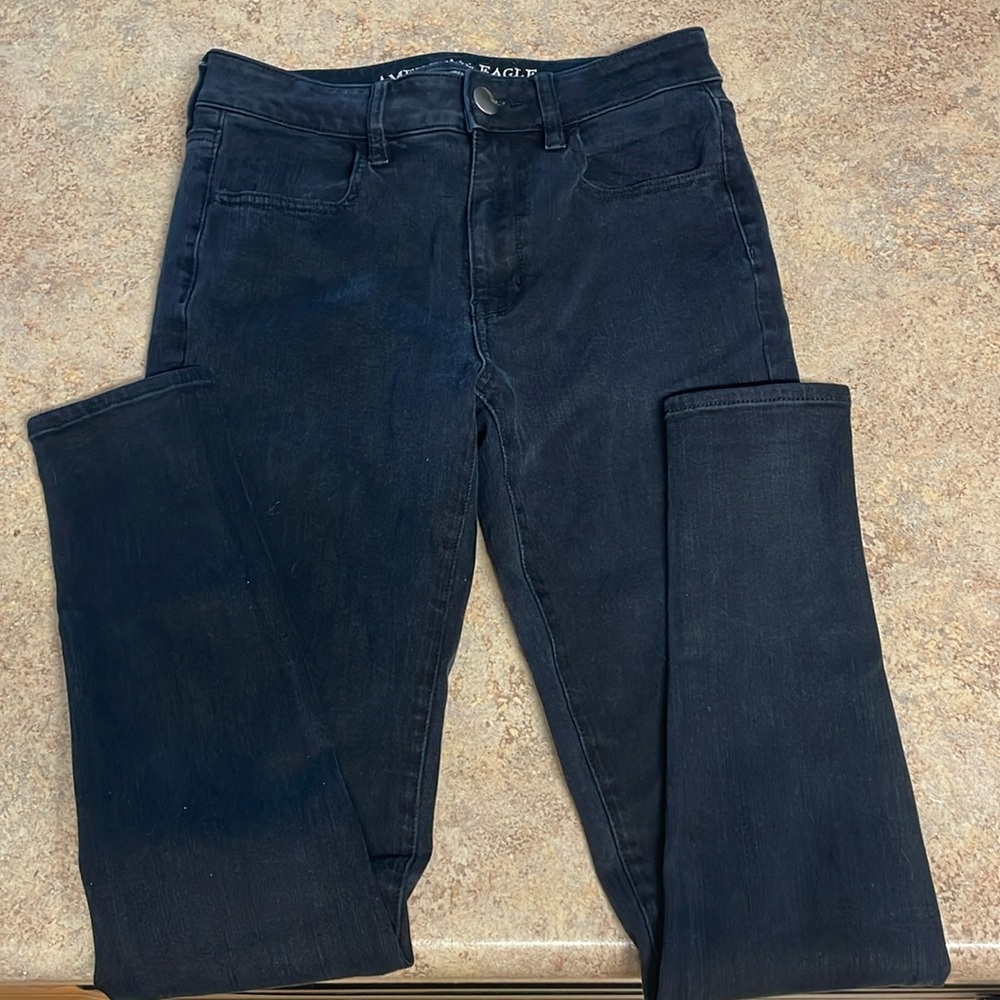 American Eagle black skinny jeans